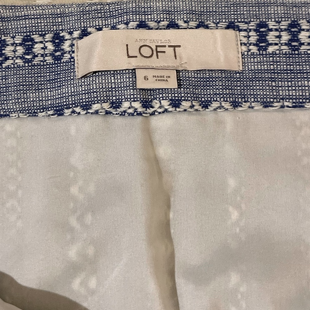 Ann Taylor LOFT vintage Textured/Structural Minimalist Pencil Skirt - Picture 5 of 6